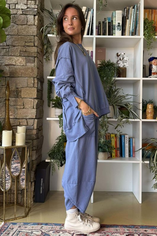 Lagen Chill Sweatshirt Denim